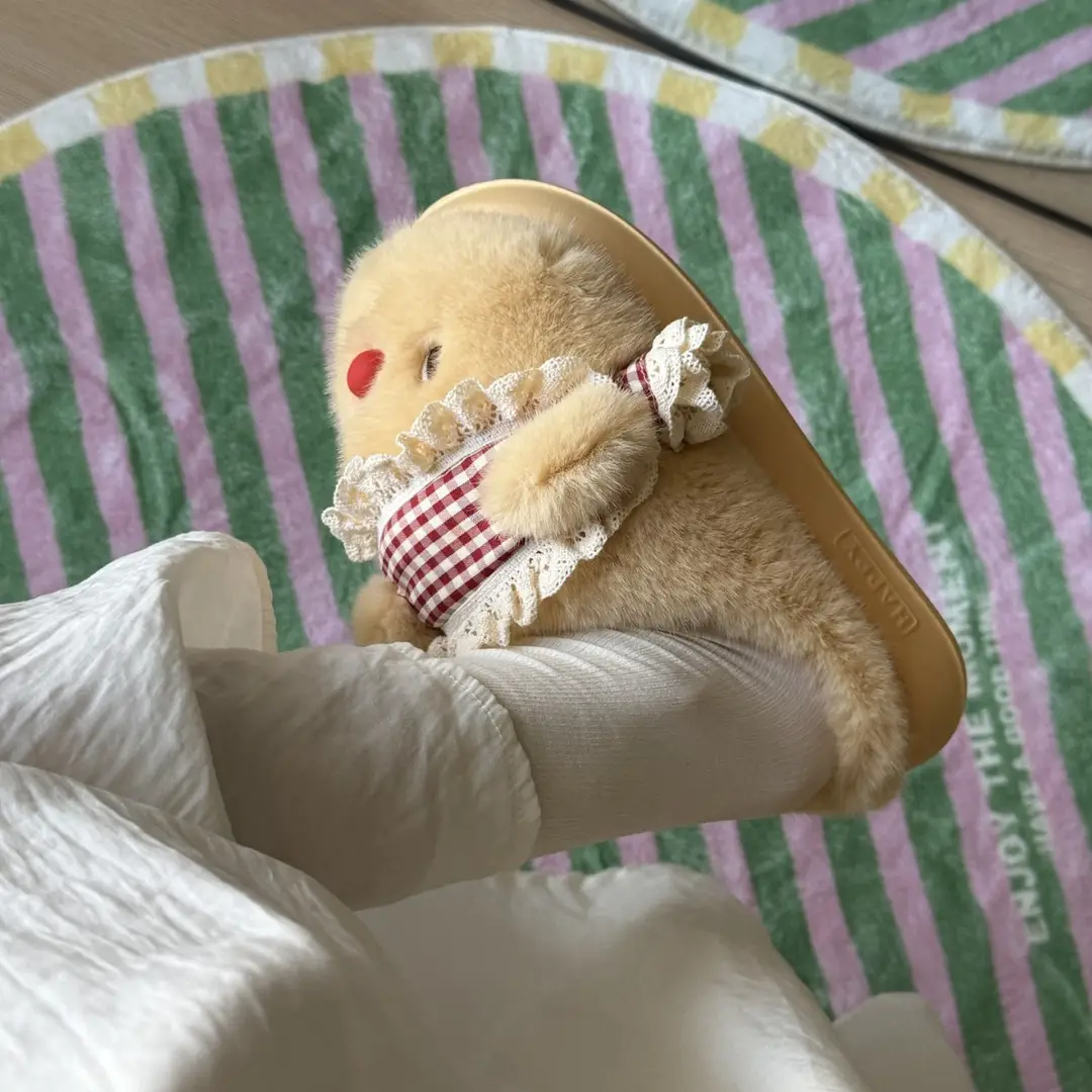 Tiktok Popular Bear-Shaped Cotton Slippers for Women, Autumn and Winter Home Warm Plush Slippers, Winter Indoor Home Plush Slippers - Image 12