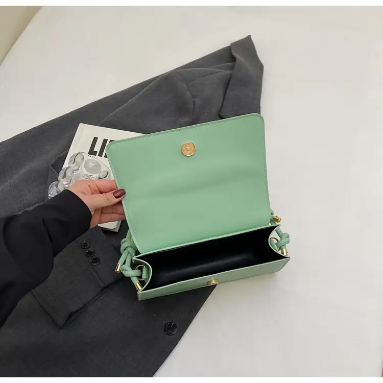 Pink Gold Logo Shoulder Bag for Women — feature 17