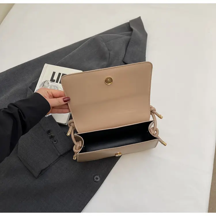 Pink Gold Logo Shoulder Bag for Women — feature 19