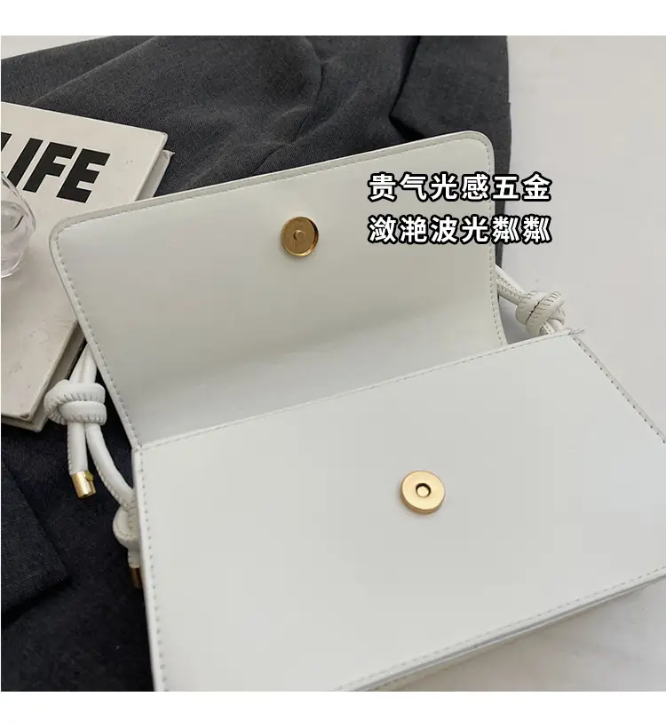 Pink Gold Logo Shoulder Bag for Women — feature 2