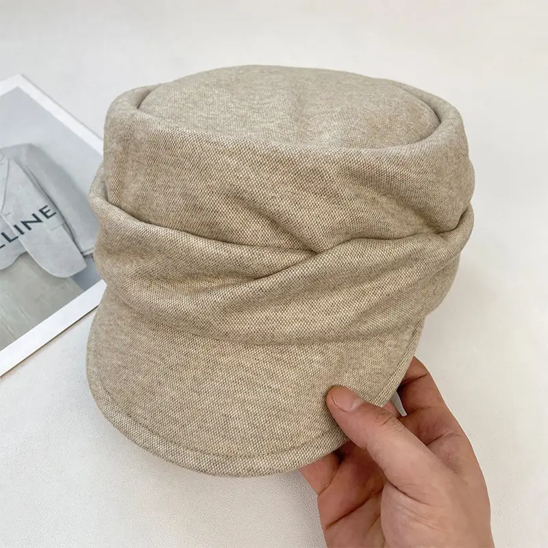 Suede Japanese Style Women's Hat Autumn Winter - Image 16