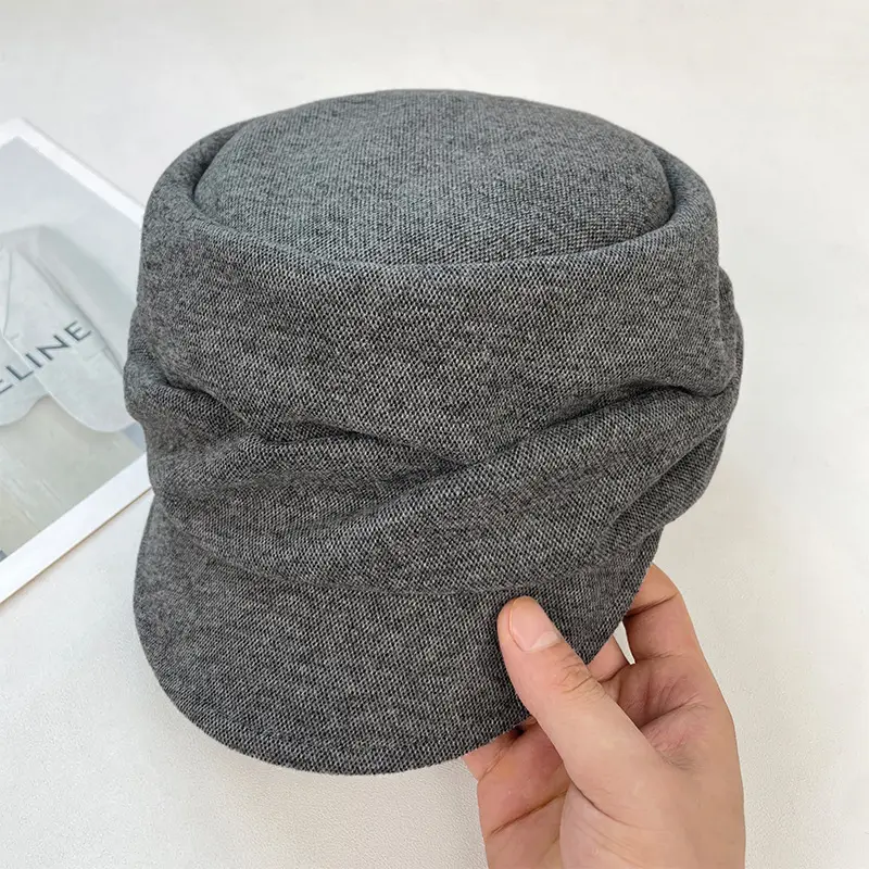 Suede Japanese Style Women's Hat Autumn Winter - Image 19