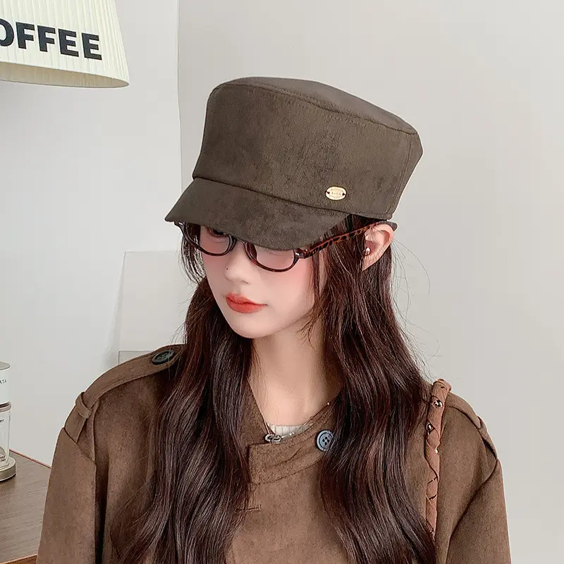 Suede Japanese Style Women's Hat Autumn Winter - Image 24