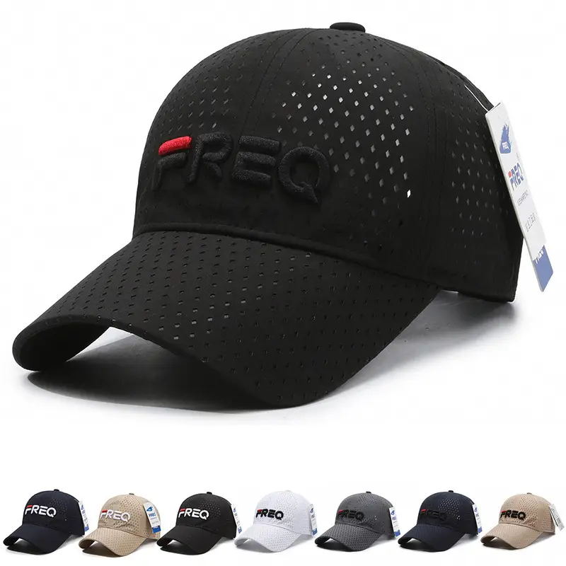 Men Sun Hat FreQ Embroidered Beige - Image 10