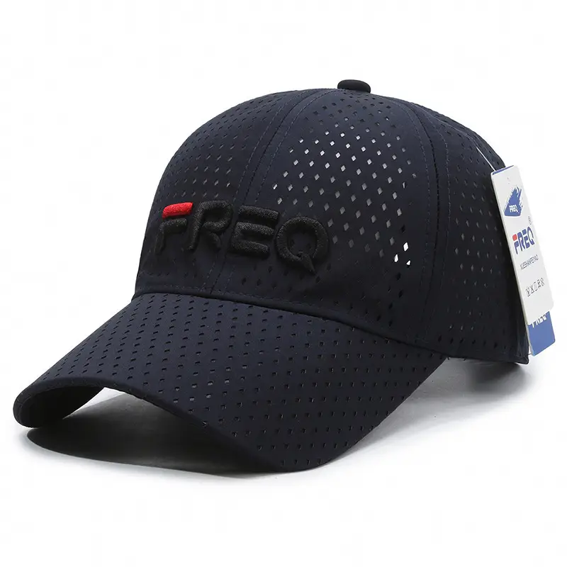 Men Sun Hat FreQ Embroidered Beige - Image 3