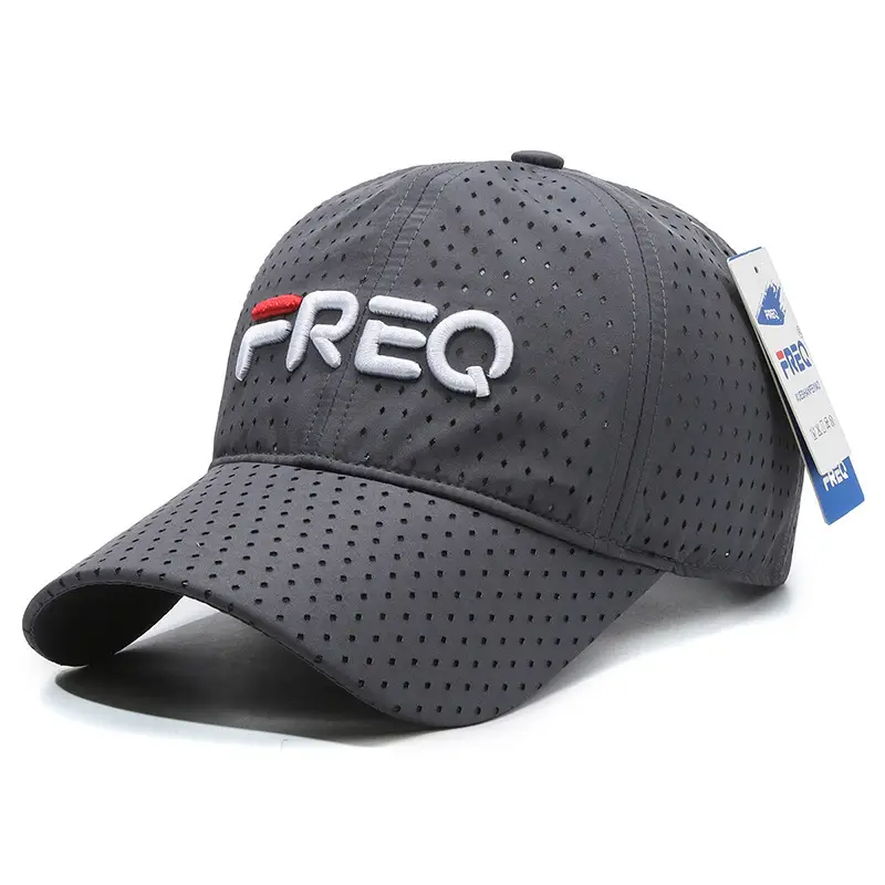 Men Sun Hat FreQ Embroidered Beige - Image 9
