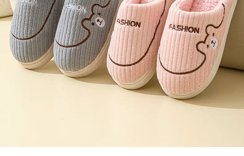 Women's 2025 New Winter Home Indoor Warm Plus Plush Slippers for Men in Autumn and Winter — feature 19