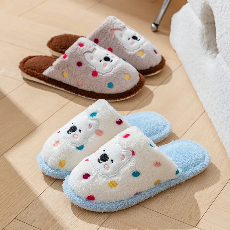 Cixi Cotton Slippers for Women in Winter, Spring & Fall, Indoor Warm and Non-Slip Home Furnishings, Cixi Winter Plush Men's Slippers - Image 7