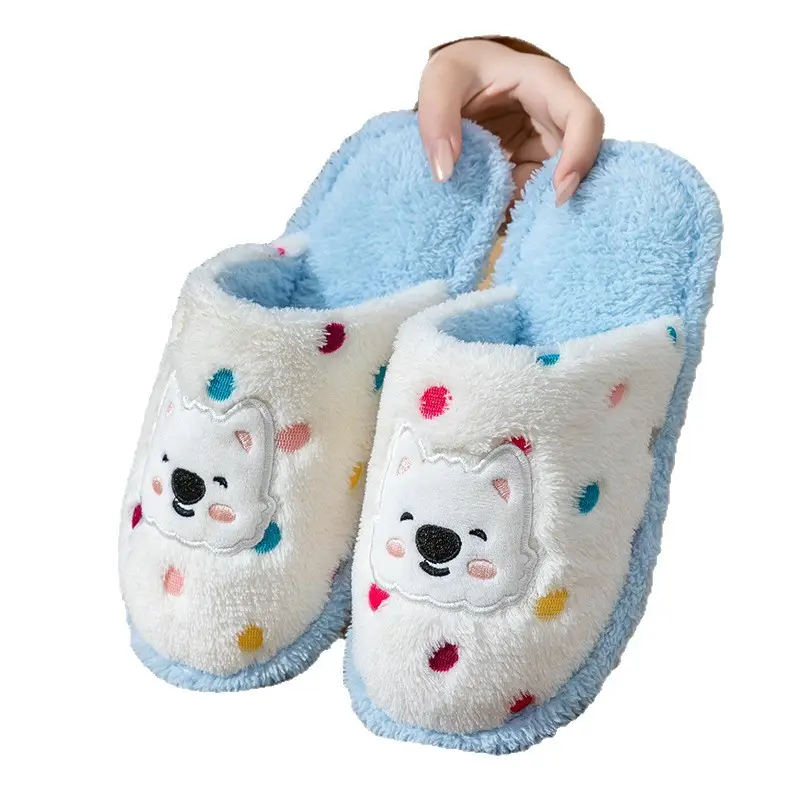 Cixi Cotton Slippers for Women in Winter, Spring & Fall, Indoor Warm and Non-Slip Home Furnishings, Cixi Winter Plush Men's Slippers - Image 9