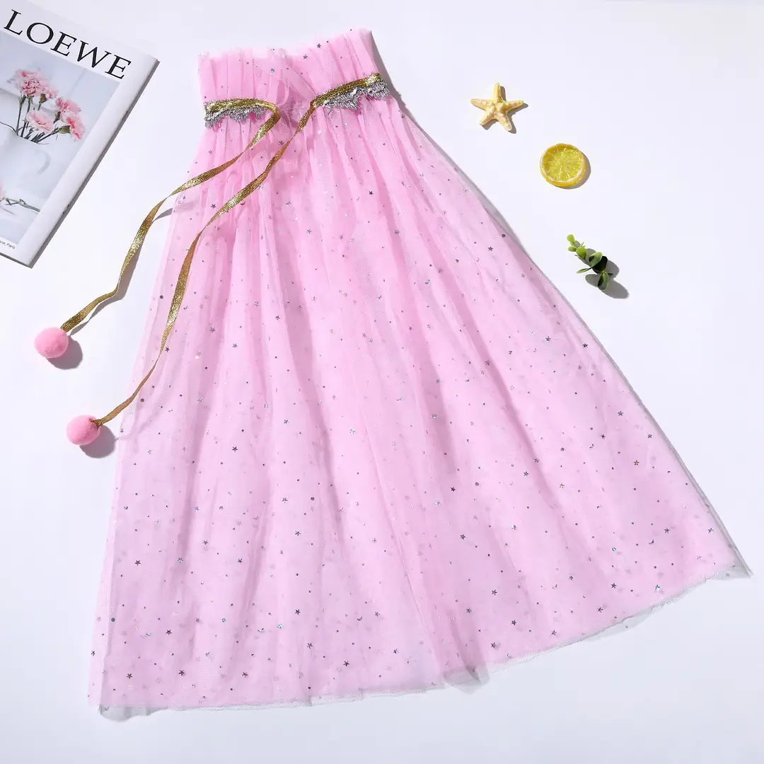Frozen Veil Elsa Elsa Cloak Princess Shawl Sophia Cloak Girls Halloween Children's Dress up - Image 30