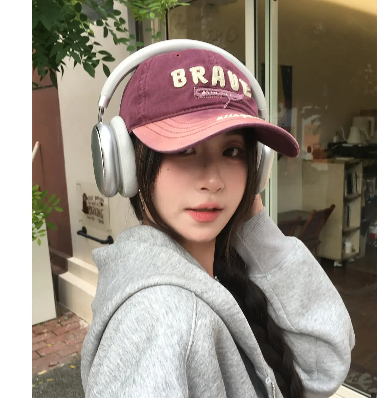 Vintage Two-Tone Baseball Cap for Women Sweet Cool Casual Face-Slimming Duckbill Cap New Hat for Men — feature 11