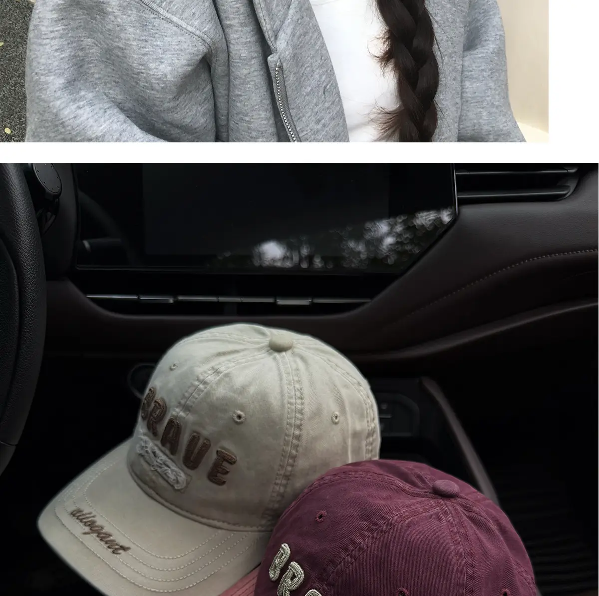 Vintage Two-Tone Baseball Cap for Women Sweet Cool Casual Face-Slimming Duckbill Cap New Hat for Men — feature 16