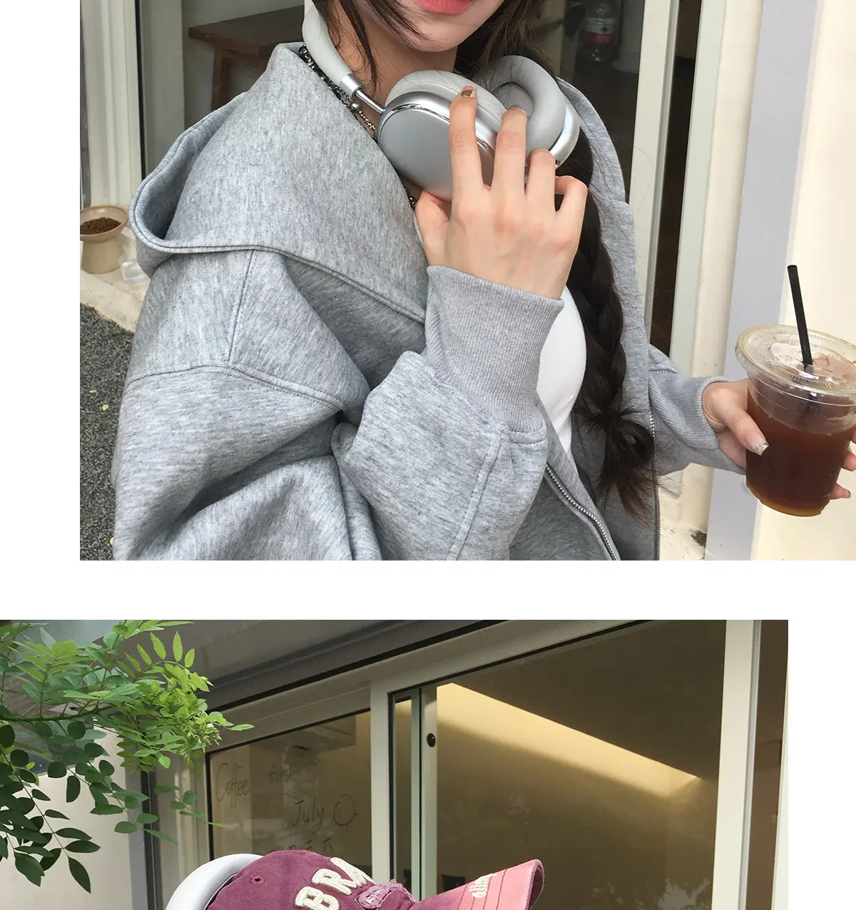 Vintage Two-Tone Baseball Cap for Women Sweet Cool Casual Face-Slimming Duckbill Cap New Hat for Men — feature 9