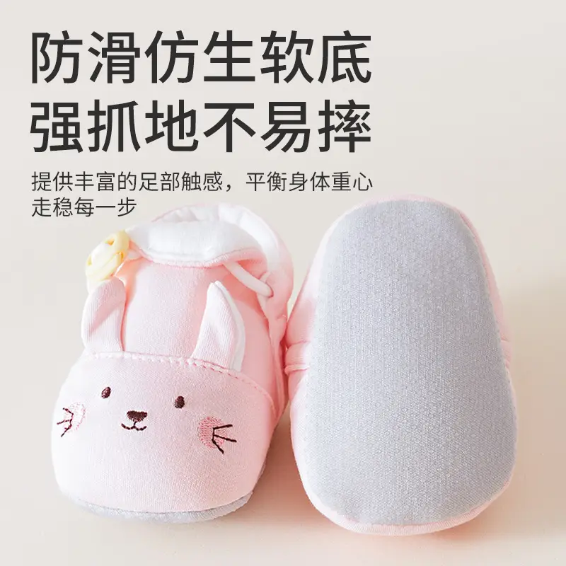 Baby Cartoon Non-Falling Shoes Class A Cotton Soft Bottom