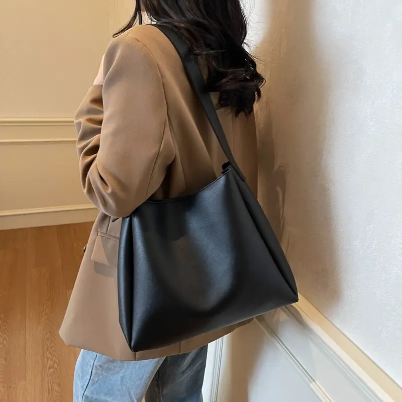 Women Retro Armpit Bag Brown 2025 - Image 6