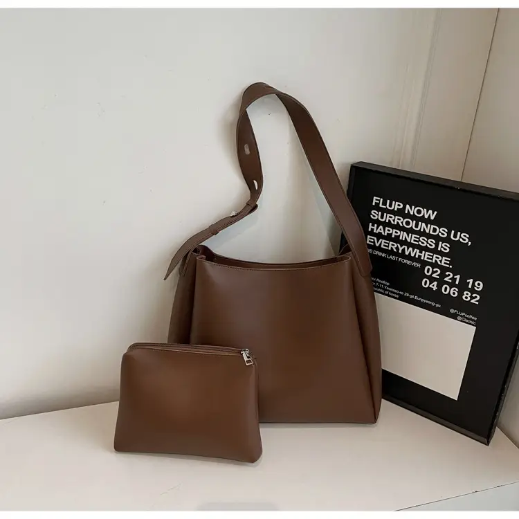 Women Retro Armpit Bag Brown 2025 — feature 23