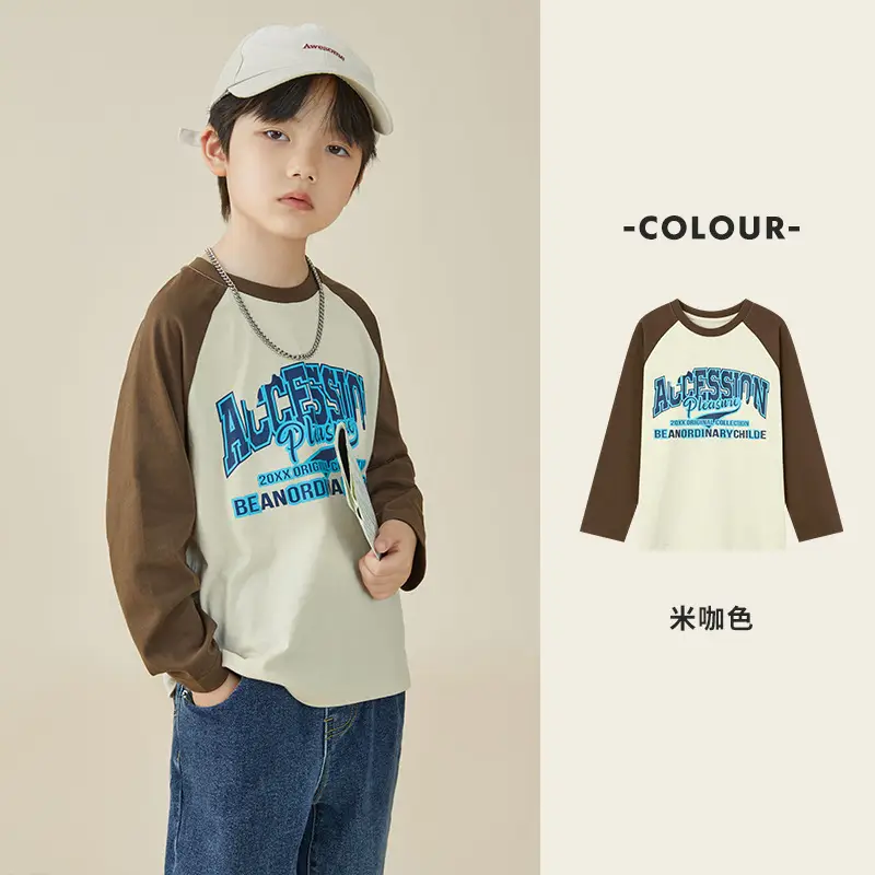 Duoduo Boys Cotton Long Sleeve T-Shirt Navy Blue Medium to XL - Image 19