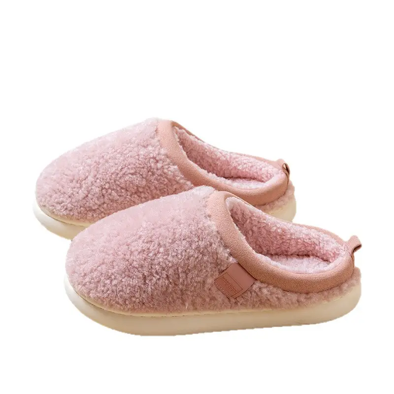 Warm Plush Cotton Slippers for Women, Winter 2026 New Model, Indoor Home Slippers with a Stepping-On-Clouds Feel, Thick-Soled, Non-Slip, Silent Cotton Slippers for Men - Image 9