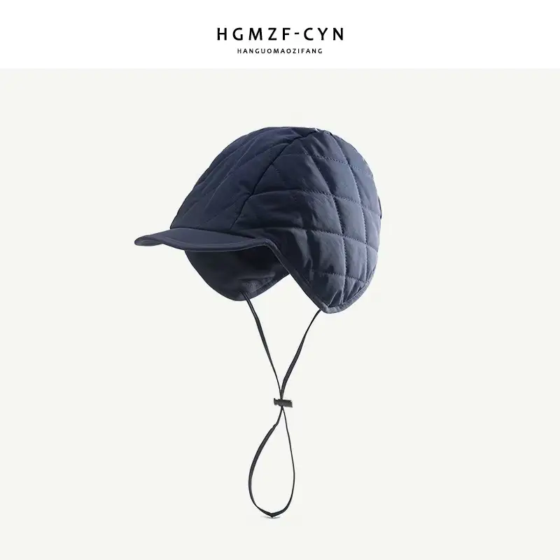 Women Winter Insulated Peaked Cap Hat Beige — feature 7