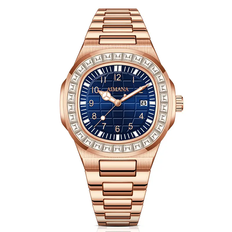Men's Quartz Watch with Diamond Ring & Luminous Dial — feature 20