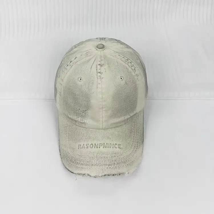 Women's Pink Distressed Baseball Cap with Brand Logo - Image 11