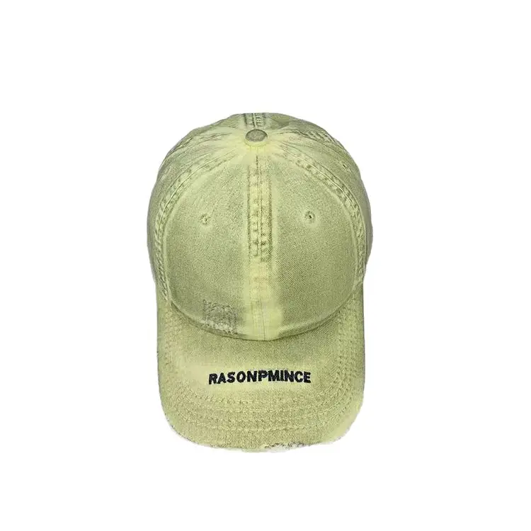 Women's Pink Distressed Baseball Cap with Brand Logo - Image 12