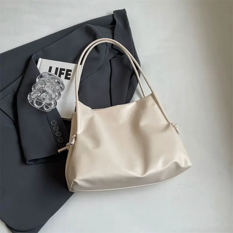 Black Leather Shoulder Bag for Women 2025 New - Image 2
