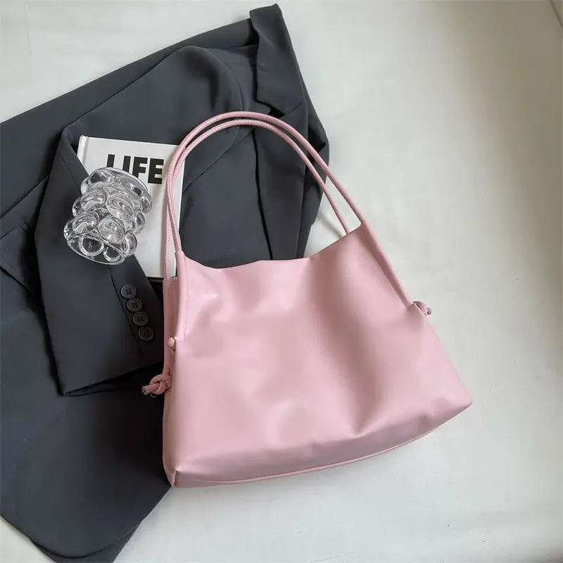 Black Leather Shoulder Bag for Women 2025 New - Image 3
