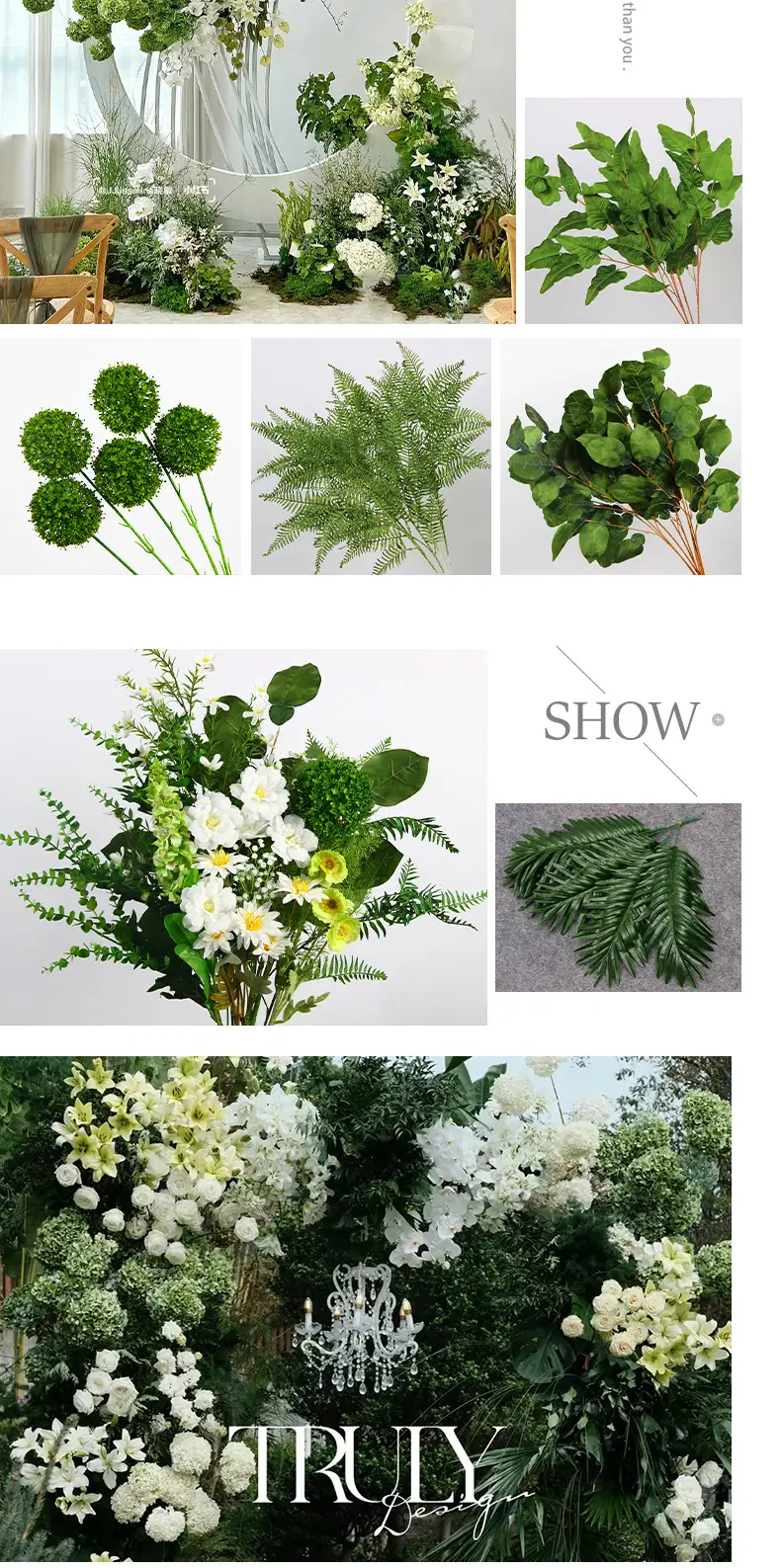 Artificial Green Plant Flowers for Weddings, Silk Flowers, Lily of the Valley, Dragon Whisker Grass, Wedding Flower Arrangements, Green Leaf Grass Decoration, Green Flowers — feature 11