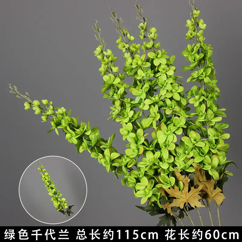 Artificial Green Plant Flowers for Weddings, Silk Flowers, Lily of the Valley, Dragon Whisker Grass, Wedding Flower Arrangements, Green Leaf Grass Decoration, Green Flowers