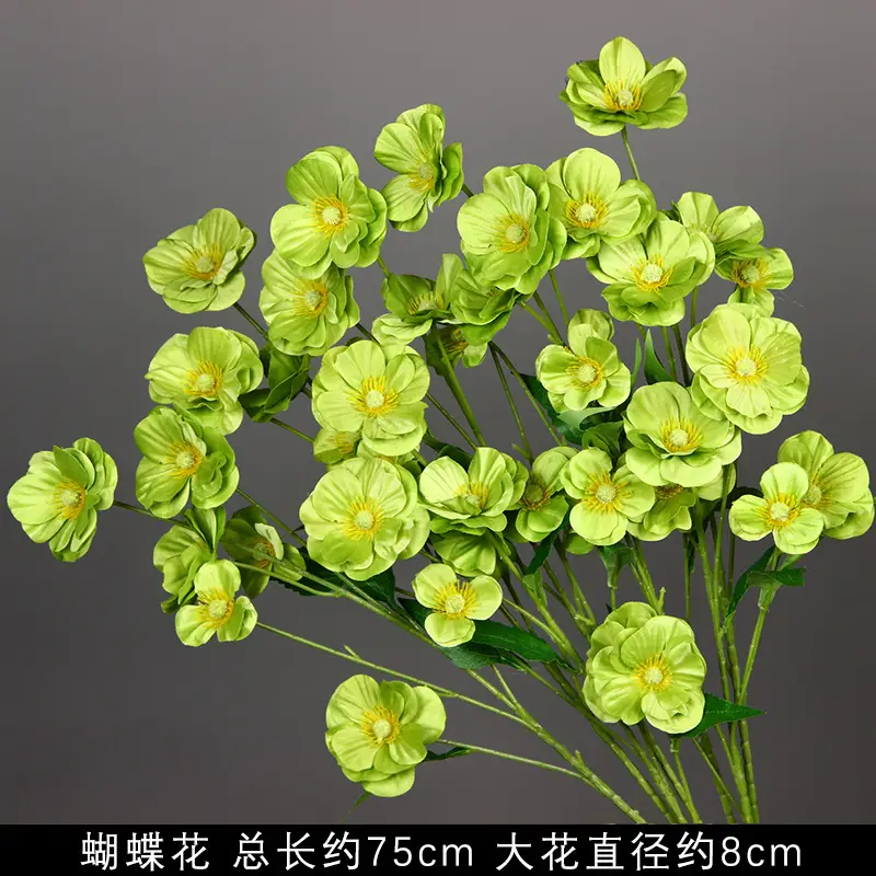Artificial Green Plant Flowers for Weddings, Silk Flowers, Lily of the Valley, Dragon Whisker Grass, Wedding Flower Arrangements, Green Leaf Grass Decoration, Green Flowers