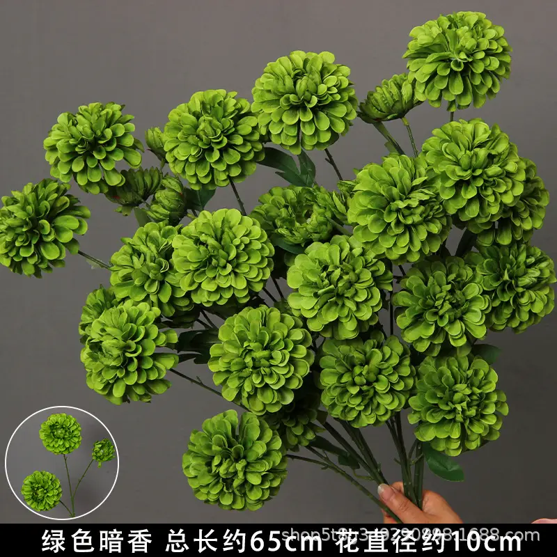 Artificial Green Plant Flowers for Weddings, Silk Flowers, Lily of the Valley, Dragon Whisker Grass, Wedding Flower Arrangements, Green Leaf Grass Decoration, Green Flowers
