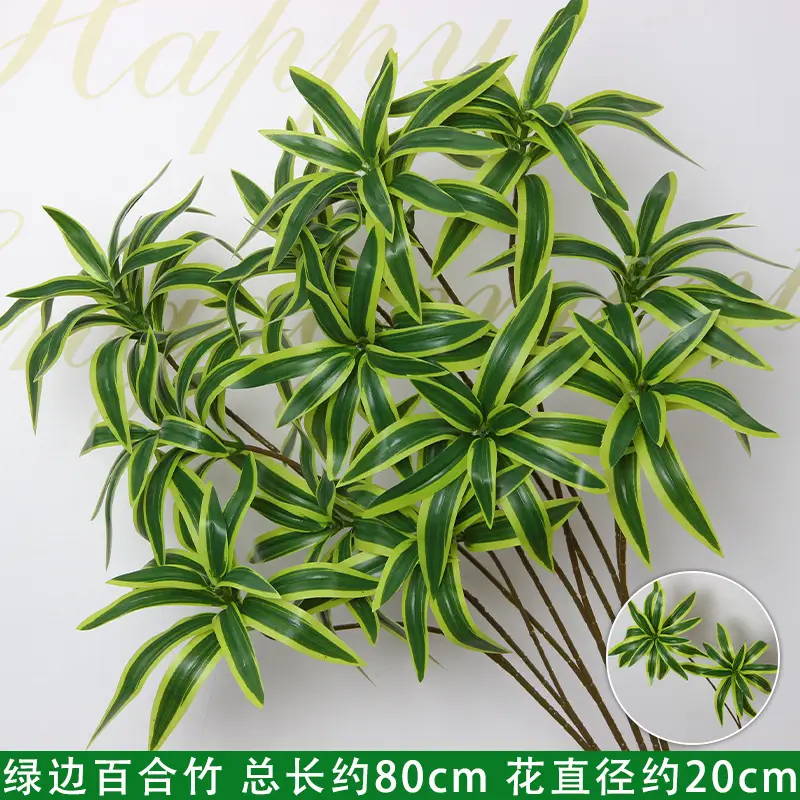 Artificial Green Plant Flowers for Weddings, Silk Flowers, Lily of the Valley, Dragon Whisker Grass, Wedding Flower Arrangements, Green Leaf Grass Decoration, Green Flowers