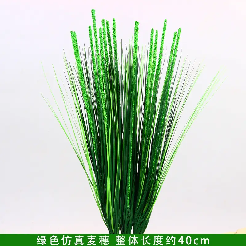 Artificial Green Plant Flowers for Weddings, Silk Flowers, Lily of the Valley, Dragon Whisker Grass, Wedding Flower Arrangements, Green Leaf Grass Decoration, Green Flowers