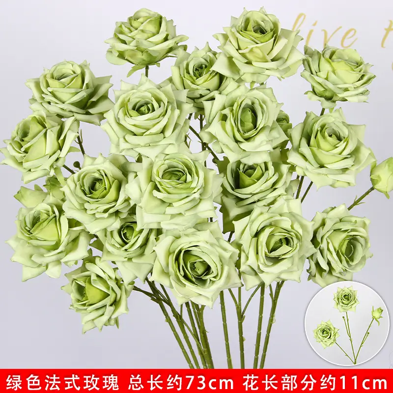 Artificial Green Plant Flowers for Weddings, Silk Flowers, Lily of the Valley, Dragon Whisker Grass, Wedding Flower Arrangements, Green Leaf Grass Decoration, Green Flowers