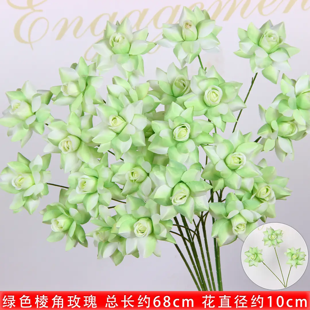 Artificial Green Plant Flowers for Weddings, Silk Flowers, Lily of the Valley, Dragon Whisker Grass, Wedding Flower Arrangements, Green Leaf Grass Decoration, Green Flowers