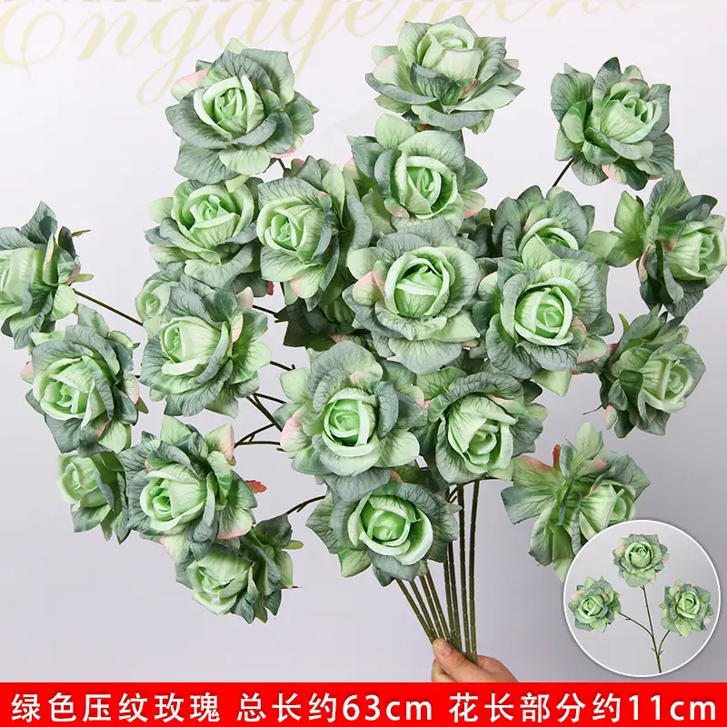 Artificial Green Plant Flowers for Weddings, Silk Flowers, Lily of the Valley, Dragon Whisker Grass, Wedding Flower Arrangements, Green Leaf Grass Decoration, Green Flowers