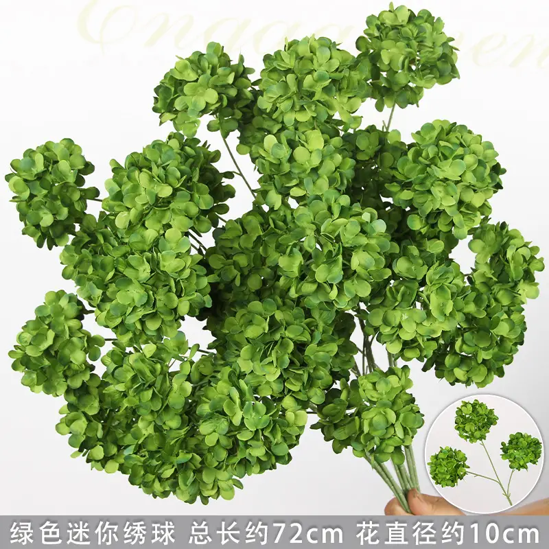 Artificial Green Plant Flowers for Weddings, Silk Flowers, Lily of the Valley, Dragon Whisker Grass, Wedding Flower Arrangements, Green Leaf Grass Decoration, Green Flowers