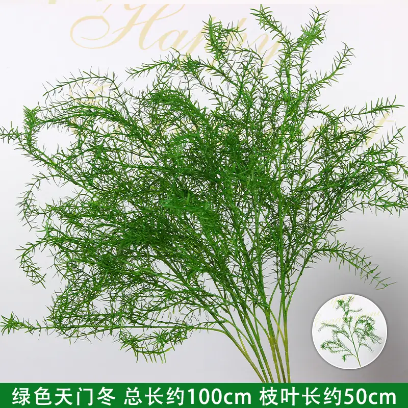 Artificial Green Plant Flowers for Weddings, Silk Flowers, Lily of the Valley, Dragon Whisker Grass, Wedding Flower Arrangements, Green Leaf Grass Decoration, Green Flowers