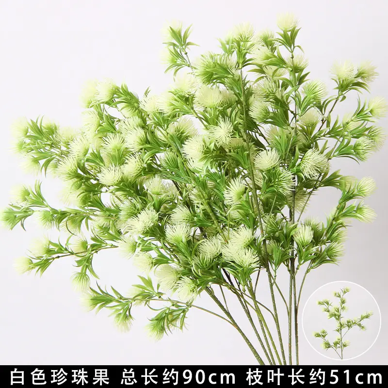 Artificial Green Plant Flowers for Weddings, Silk Flowers, Lily of the Valley, Dragon Whisker Grass, Wedding Flower Arrangements, Green Leaf Grass Decoration, Green Flowers