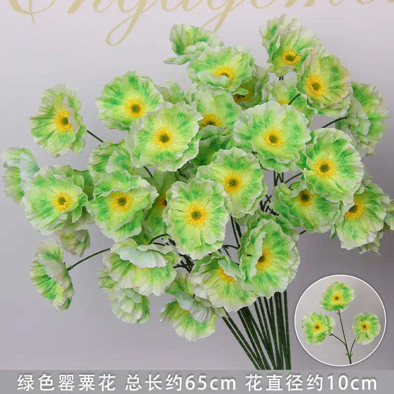 Artificial Green Plant Flowers for Weddings, Silk Flowers, Lily of the Valley, Dragon Whisker Grass, Wedding Flower Arrangements, Green Leaf Grass Decoration, Green Flowers