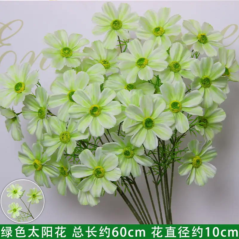 Artificial Green Plant Flowers for Weddings, Silk Flowers, Lily of the Valley, Dragon Whisker Grass, Wedding Flower Arrangements, Green Leaf Grass Decoration, Green Flowers