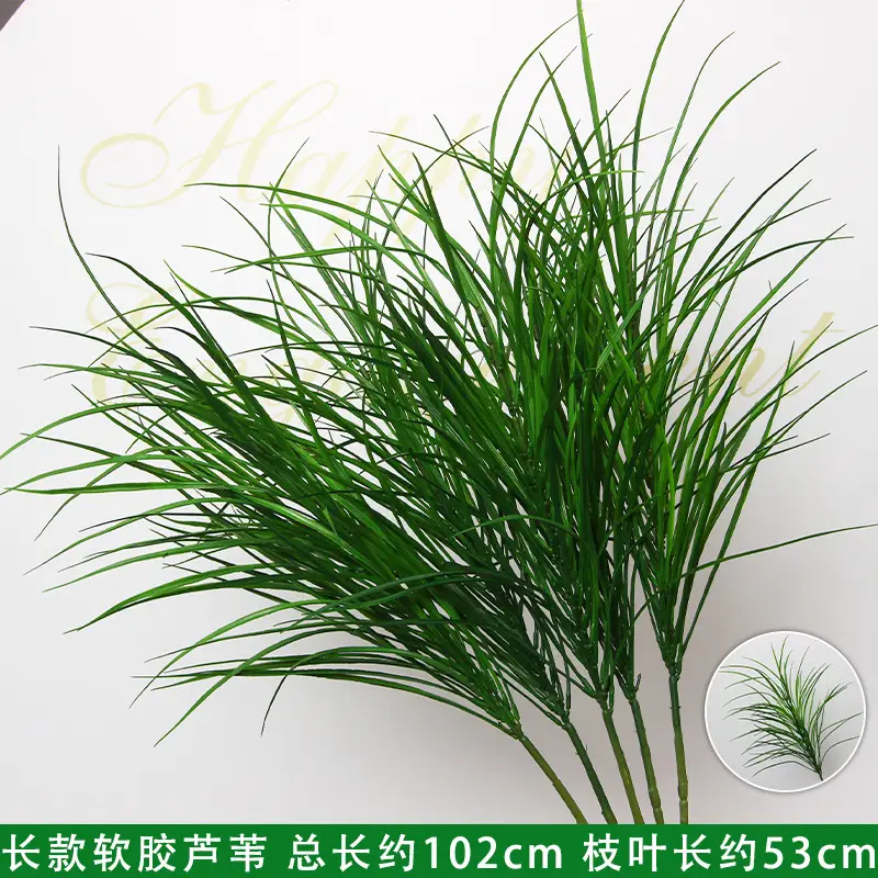 Artificial Green Plant Flowers for Weddings, Silk Flowers, Lily of the Valley, Dragon Whisker Grass, Wedding Flower Arrangements, Green Leaf Grass Decoration, Green Flowers