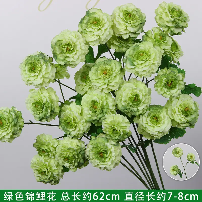 Artificial Green Plant Flowers for Weddings, Silk Flowers, Lily of the Valley, Dragon Whisker Grass, Wedding Flower Arrangements, Green Leaf Grass Decoration, Green Flowers