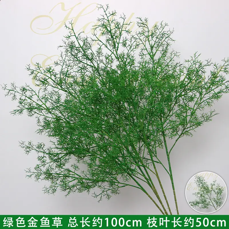 Artificial Green Plant Flowers for Weddings, Silk Flowers, Lily of the Valley, Dragon Whisker Grass, Wedding Flower Arrangements, Green Leaf Grass Decoration, Green Flowers