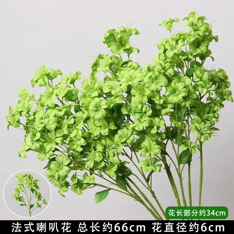 Artificial Green Plant Flowers for Weddings, Silk Flowers, Lily of the Valley, Dragon Whisker Grass, Wedding Flower Arrangements, Green Leaf Grass Decoration, Green Flowers