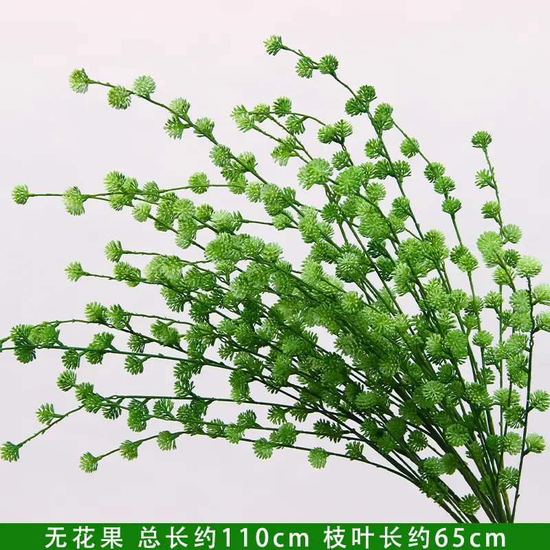 Artificial Green Plant Flowers for Weddings, Silk Flowers, Lily of the Valley, Dragon Whisker Grass, Wedding Flower Arrangements, Green Leaf Grass Decoration, Green Flowers