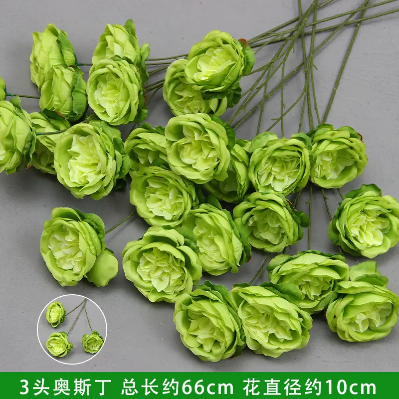 Artificial Green Plant Flowers for Weddings, Silk Flowers, Lily of the Valley, Dragon Whisker Grass, Wedding Flower Arrangements, Green Leaf Grass Decoration, Green Flowers