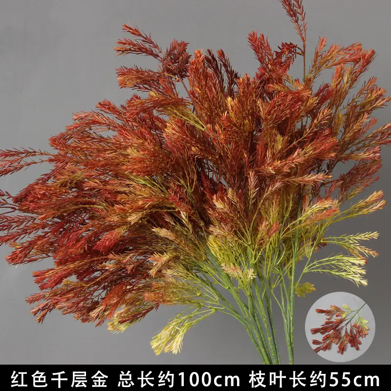 Artificial Green Plant Flowers for Weddings, Silk Flowers, Lily of the Valley, Dragon Whisker Grass, Wedding Flower Arrangements, Green Leaf Grass Decoration, Green Flowers
