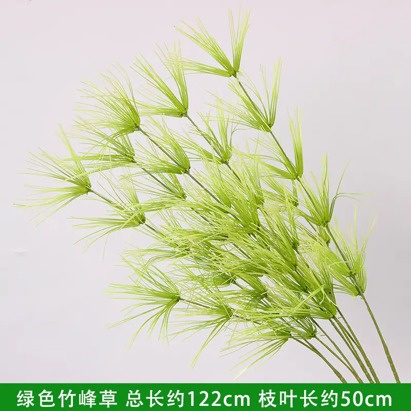 Artificial Green Plant Flowers for Weddings, Silk Flowers, Lily of the Valley, Dragon Whisker Grass, Wedding Flower Arrangements, Green Leaf Grass Decoration, Green Flowers